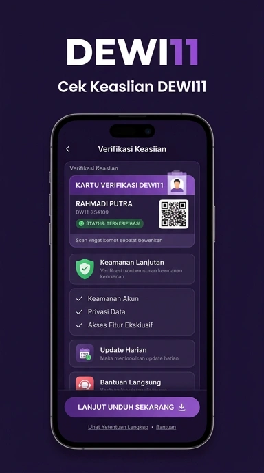 Kanal Resmi dewi11 untuk Pengguna Android Indonesia
